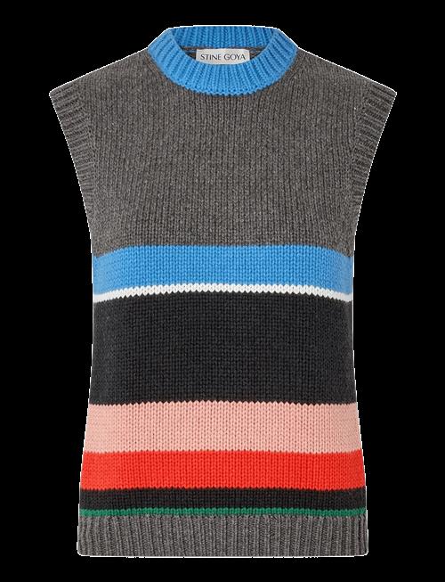 STINE GOYA | 2421 Chunky Cotton Wool, Crewneck V | S