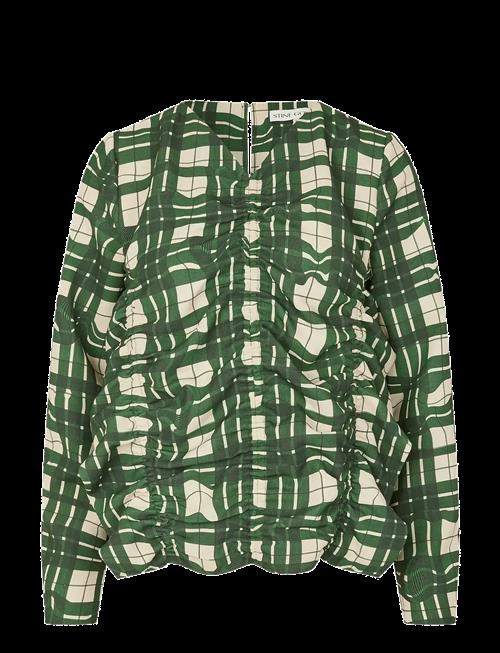 STINE GOYA | 2429 Checkered Cady, Long Sleeve Ga | XS