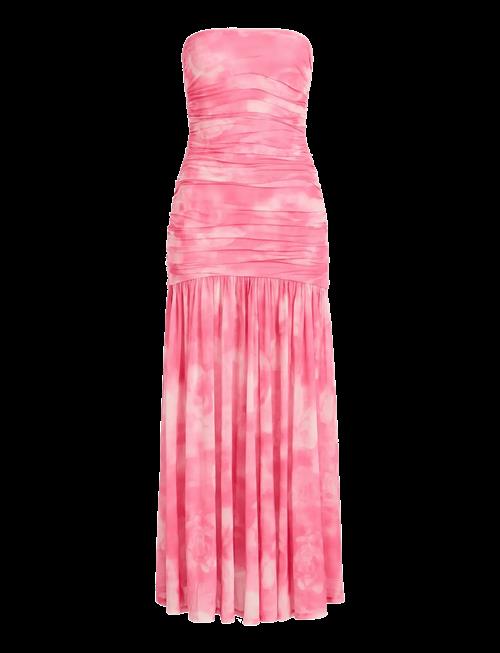 Bardot | Solana Printed Mesh Maxi Dress | 34