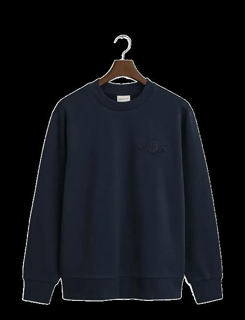 Gant | Reg Tonal Shield C-Neck Sweat | XXXL