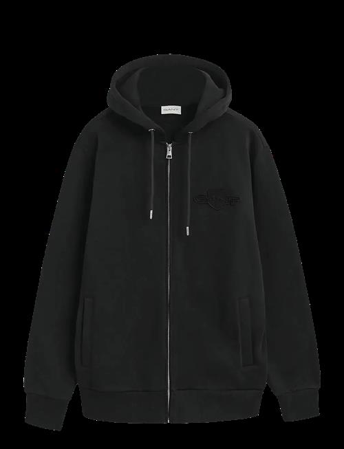 Gant | Reg Tonal Shield Full Zip Hoodie | M