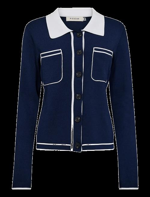 Pieszak | Pd-Vigga Ls Contrast Polo Knit | 34