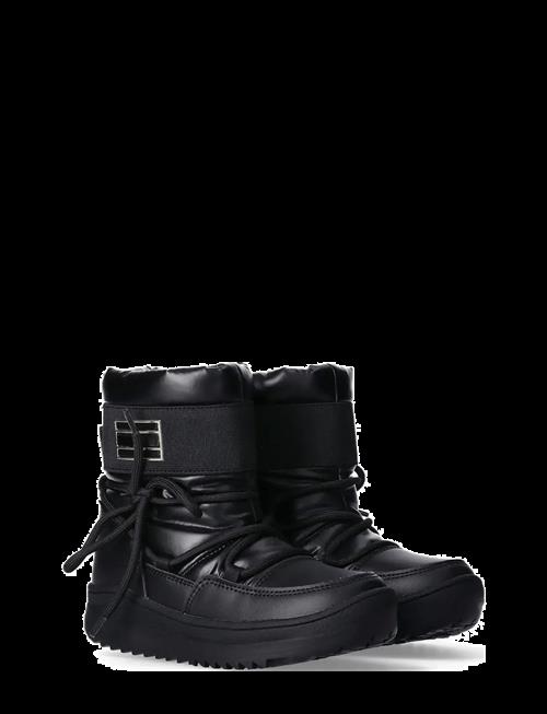 Tommy Hilfiger | Tommy Hilfiger Snow Boots Faux Leather/Nylon Fabric | 32/21CM
