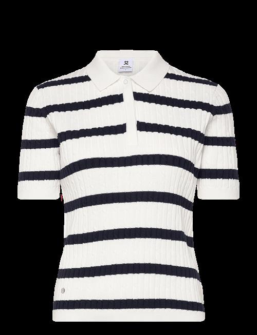 Daily Sports | Stripe Madelene 1/2S Polo Shirt | XS