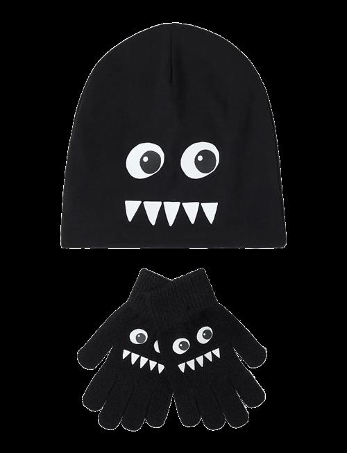 Lindex | Jersey Beanie And Magic Gloves | 2-4