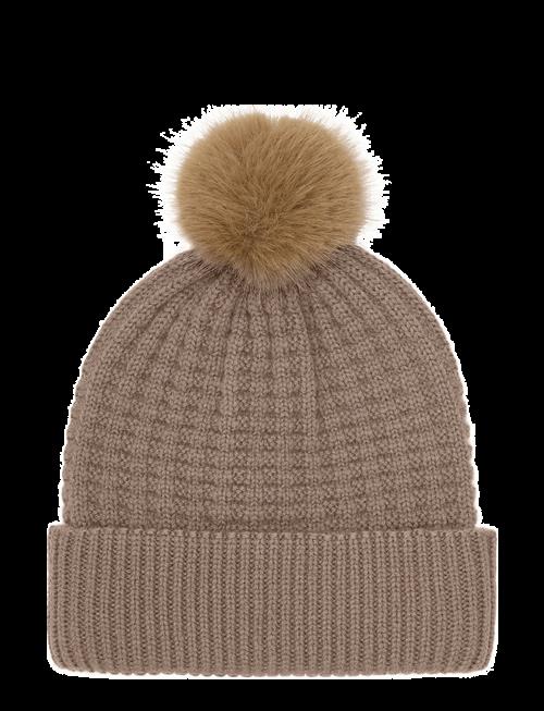 En Fant | Beanie W. Fake Fur W. Lining | 9-12M