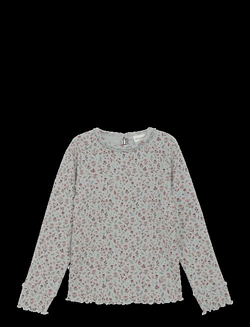 Minymo | T-Shirt Ls Aop Rib | 116