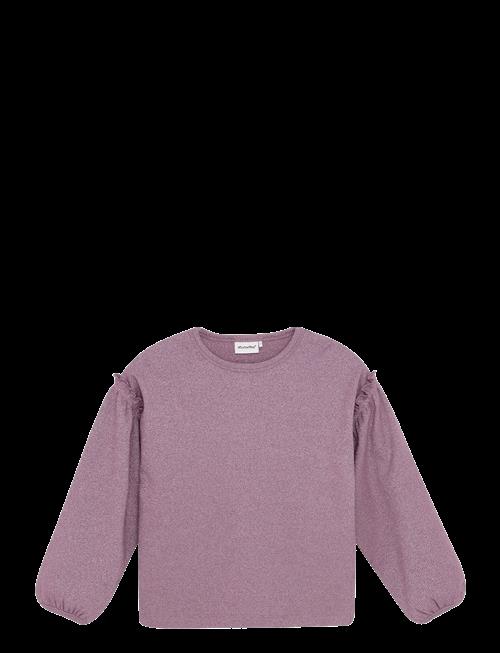 Minymo | T-Shirt Ls Glitter Rib | 116