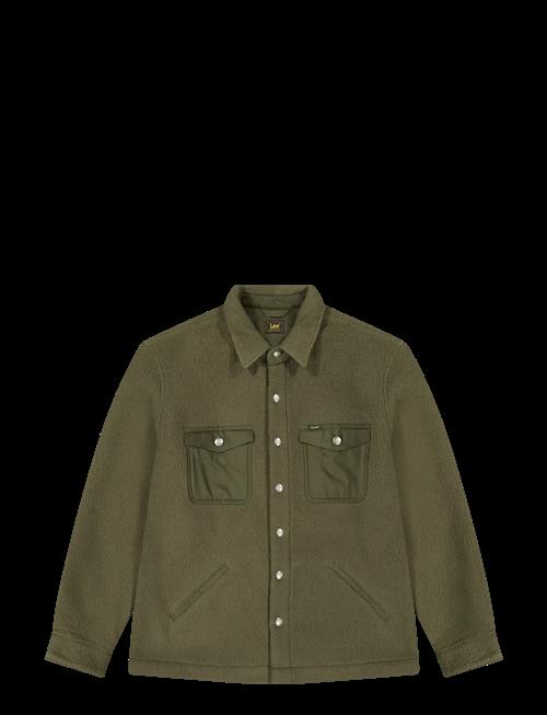 Lee Jeans | Mixed Sherpa Overshirt | S