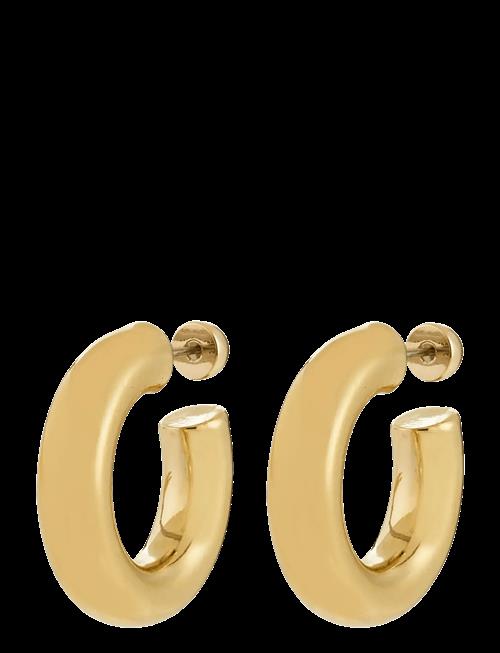 Pilgrim | Phase Large Hoops Gold-Plated | ONE SIZE
