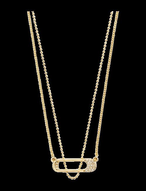 Pilgrim | Instant Necklace, 2-In-1 Set, Gold-Plated | ONE SIZE