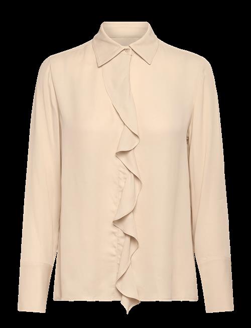 Gant | Reg Crepe Viscose Ruffle Blouse | 42