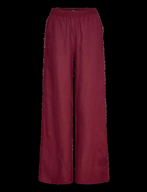 Mango | Linen Suit Trousers With Frayed Ends | S