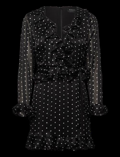 Bardot | Frill Detail Spot Mini Dress | 40