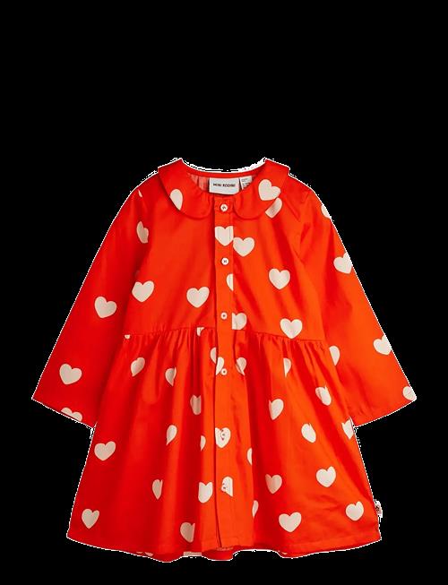 Mini Rodini | Hearts Aop Woven Ls Dress | 92/98
