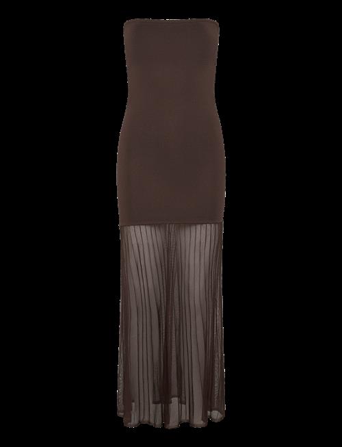 Malina | Isola Drop Waist Sheer Knitted Dress | L