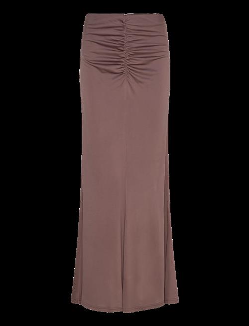 Malina | Majori Ruched Jersey Maxi Skirt | L