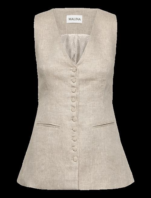Malina | Cielo Linen Vest | 34
