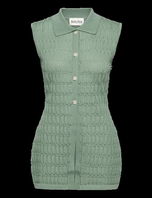 Malina | Hele Long Structure Knitted Vest | XL