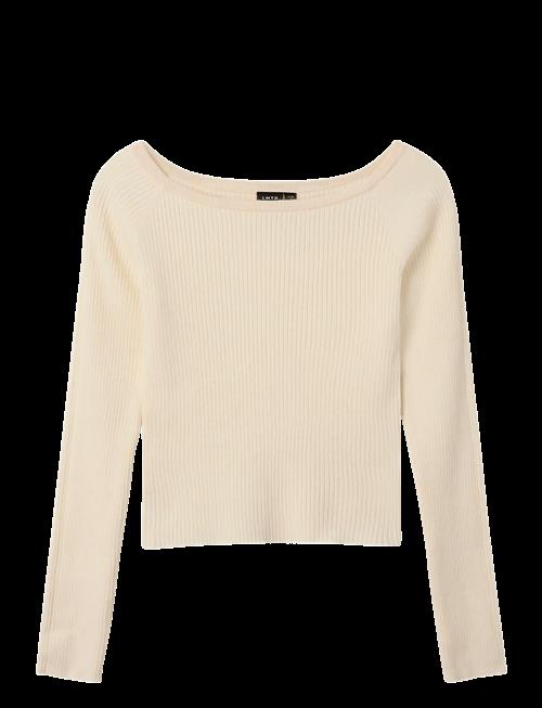 LMTD | Nlflarin Ls Boatneck Short S Knit | 134-140