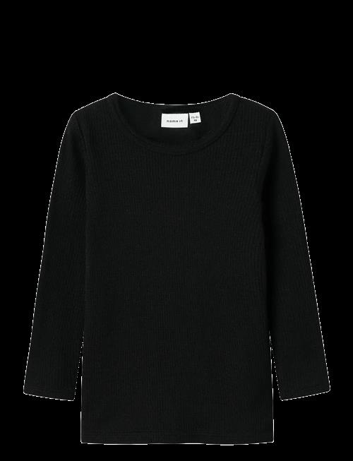 name it | Nmnwax Wool Rib Ls Top Noos | 86