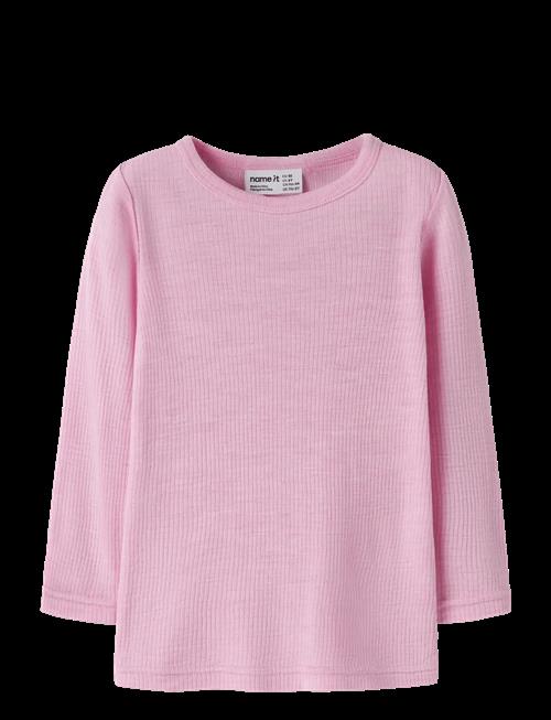 name it | Nmnwax Wool Rib Ls Top Noos | 104