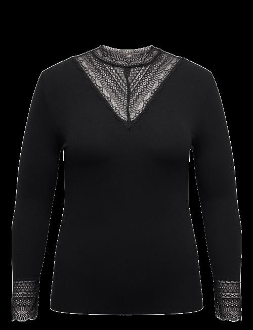 ONLY Carmakoma | Cartilde Rib Lace L/S Top Jrs Noos | 54