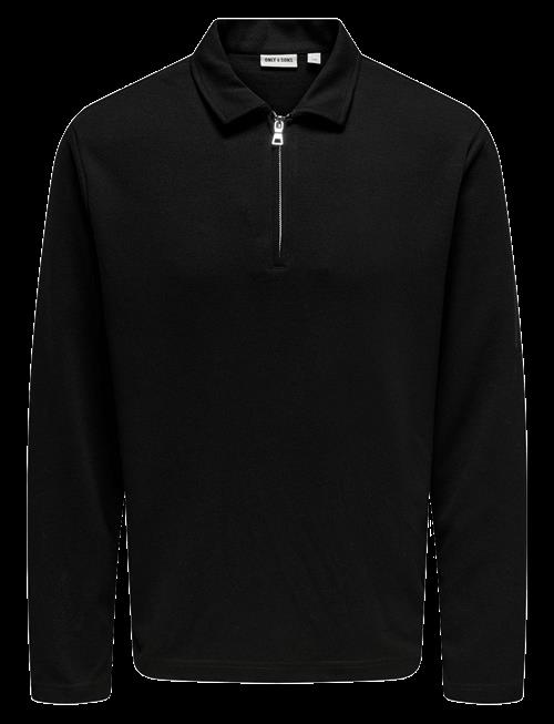 ONLY & SONS | Onsnewkodyl Reg Half Zip Polo Sweat Vd | L