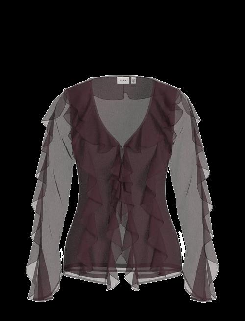 Vila | Vifalia L/S Frill Kimono Top/Ka | 36
