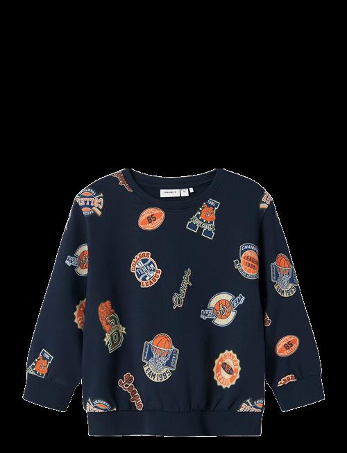 name it | Nmmleland Ls Nreg Sweat Box Bru | 92