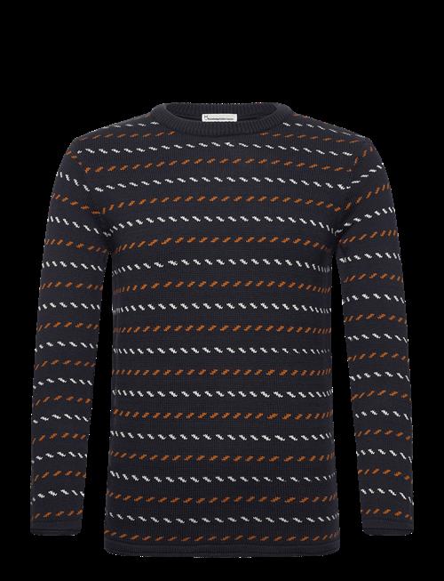Knowledge Cotton Apparel | Organic Cotton Jacquard Knit - Rege | S
