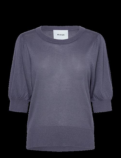 Minus | Msliva Puff Sleeve Metallic Knit Pullover | XL