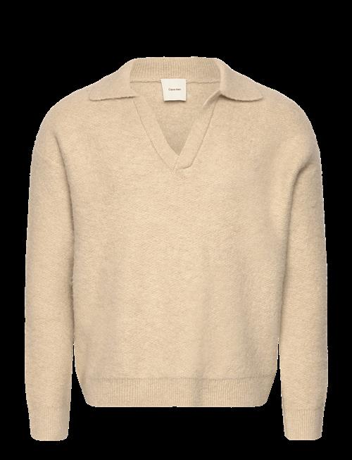 Calvin Klein | Ls Brushed Alpaca Johnny Collar | S