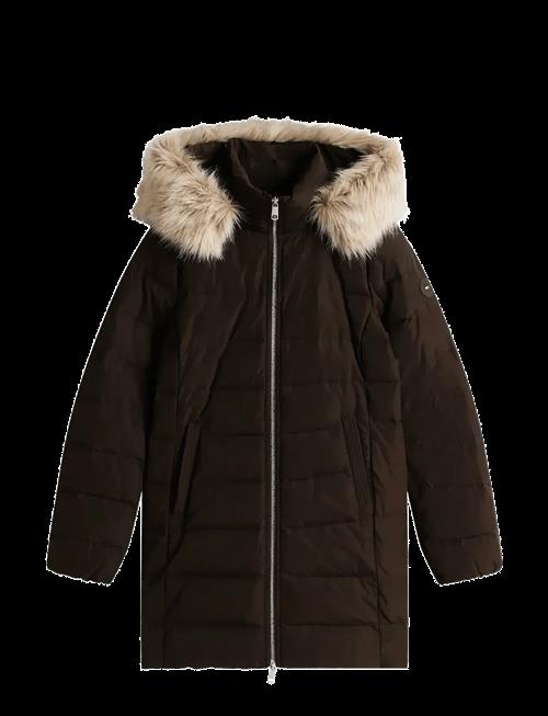 Tommy Hilfiger | Mw Down Slim Coat With Fur | XL