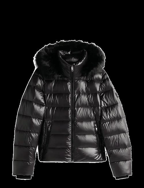 Tommy Hilfiger | Gloss Hw Down Slim Jacket W Fur | M