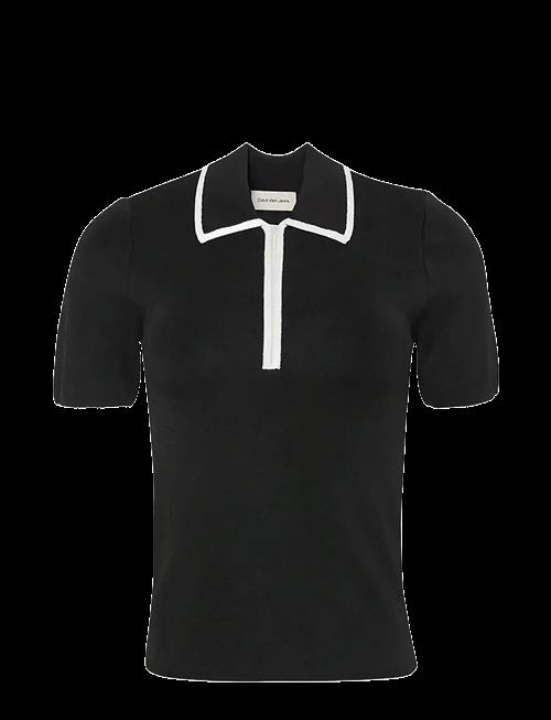 Calvin Klein Jeans | Short Sleeve Polo With Color Blo | S