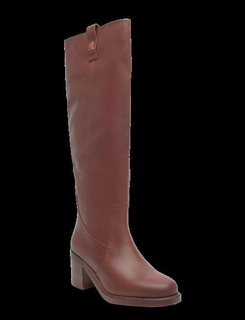 Tommy Hilfiger | Riding Lthr Long Boot Block Heel | 39