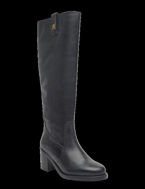 Tommy Hilfiger | Riding Lthr Long Boot Block Heel | 40