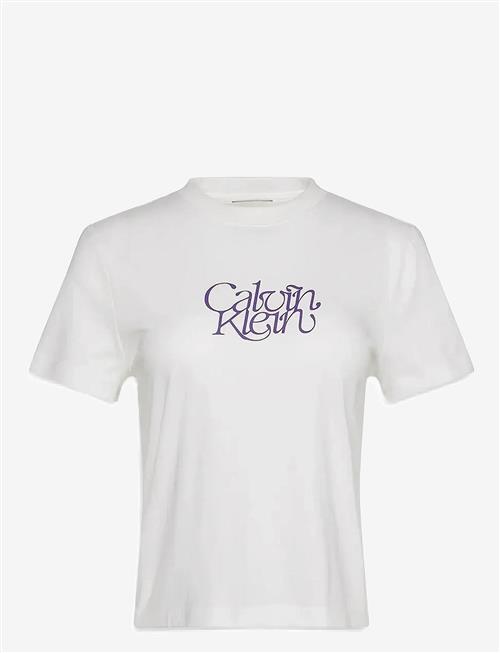 Calvin Klein Jeans | Ss Fitted Script Calvin Klein Te | S