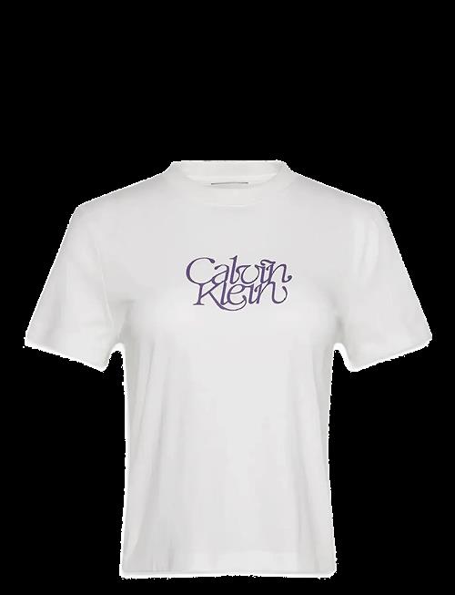 Calvin Klein Jeans | Ss Fitted Script Calvin Klein Te | XL