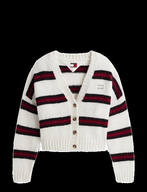 Tommy Jeans | Tjw Badge Stripe Fluff Cardi Ext | L