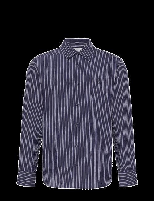 Calvin Klein | Ls Thin Striped Viscose Easy Shi | S