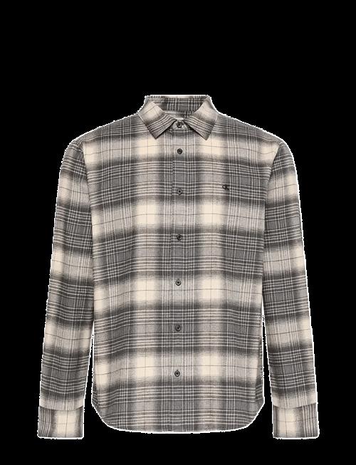 Calvin Klein Jeans | Ls Brushed Plaid Easy Shirt | XS
