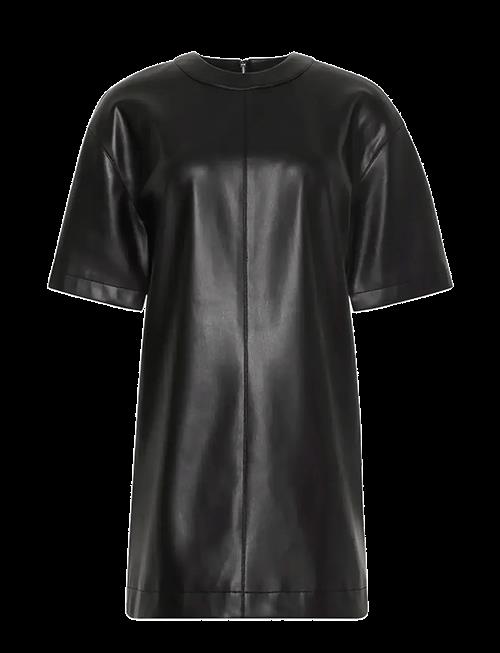 Calvin Klein Jeans | Faux Leather T-Shirt Mini Dress | M
