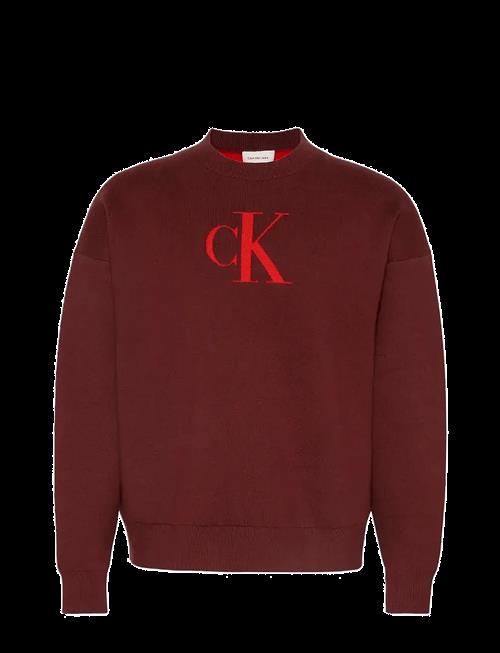 Calvin Klein Jeans | Ls Cttn Cashmere 3D Logo Crwnk S | L