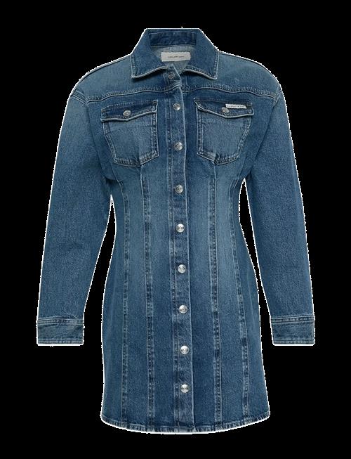 Calvin Klein Jeans | Ls Denim Mini Dress Cold Springs | S