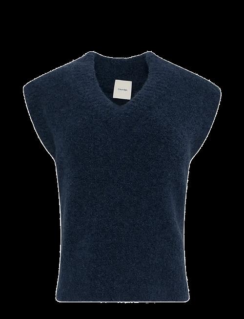 Calvin Klein Jeans | Oversized Boucle Vest | XS