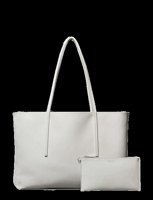 Calvin Klein | Emblem Aop Tote W/ Pouch | ONE SIZE