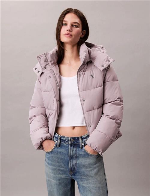 Calvin Klein Jeans | Matte Monologo Mw Short Puffer | XXS