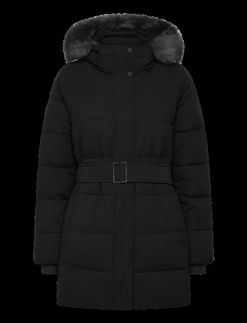Calvin Klein | Belted Matte Quilted Jacket With | M